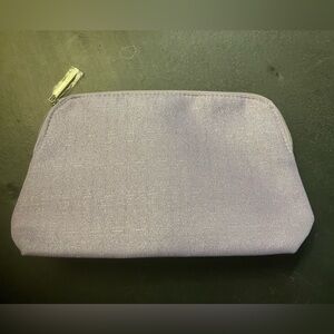 New Lancôme Purple Cosmetic Bag roughly 10 inches across by 6 1/2 inches tall